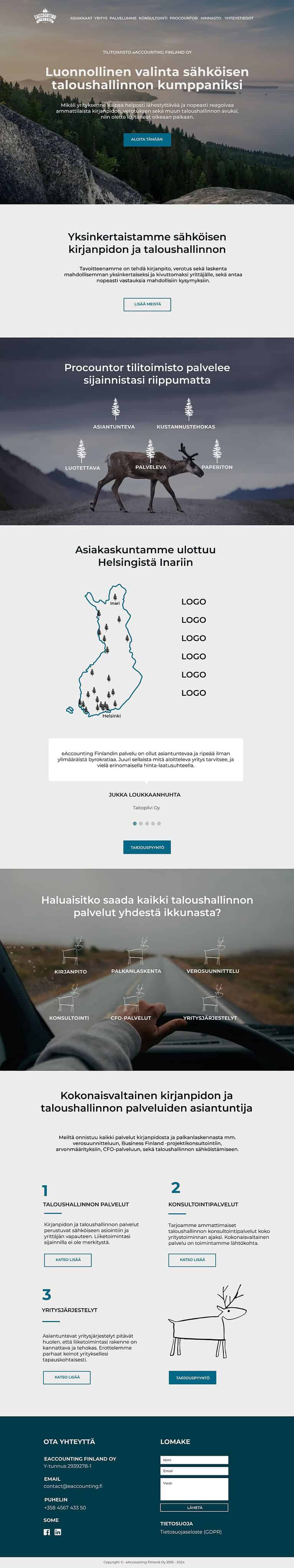 Website template